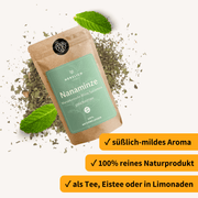 Marokkanische Minze 100g Packung — Nanaminze Kräutertee | Herzlich Natur