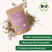 Bio Baldrianwurzel Tee 100g Packung — Valeriana officinalis | Herzlich Natur