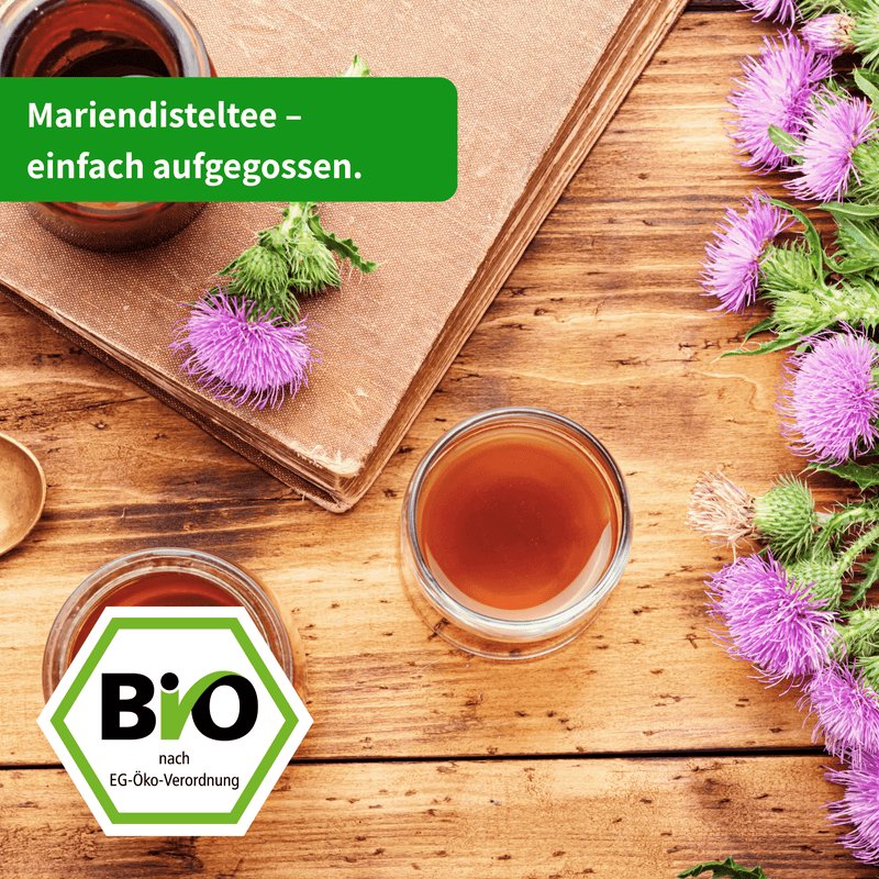 Bio Mariendistelkraut Tee Varianten 100g bis 1000g | Herzlich Natur