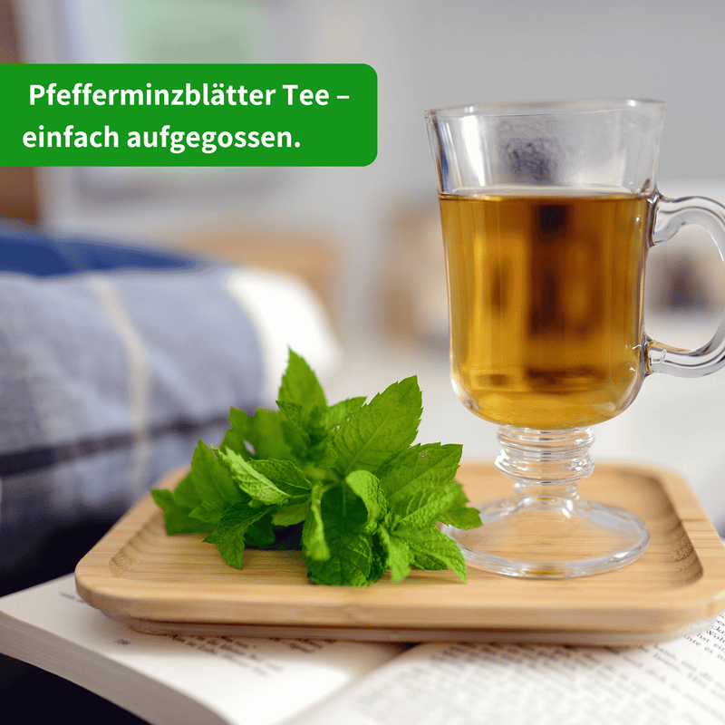 Bio Pfefferminzblätter Tee Zubereitung — Eistee Variante | Herzlich Natur
