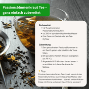 Bio Passionsblumenkraut Tee 500g — Fleischfarbige Passionsblume | Herzlich Natur