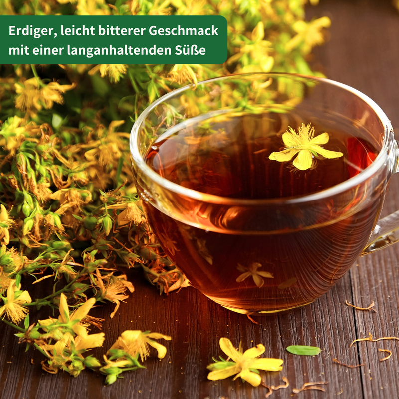 Johanniskraut Tee Zubereitung — Bio Kräutertee | Herzlich Natur