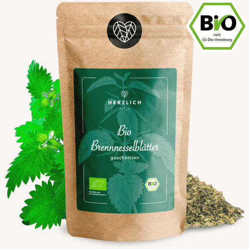 Bio Brennnesselblätter getrocknet — Urtica dioica aus Bio-Anbau | Herzlich Natur