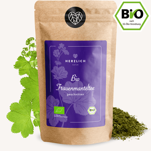 Bio Frauenmantelkraut getrocknet — Alchemilla vulgaris aus Bio-Anbau | Herzlich Natur