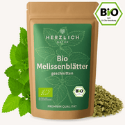 Bio Melissenblätter getrocknet — Melissa officinalis aus Bio-Anbau | Herzlich Natur