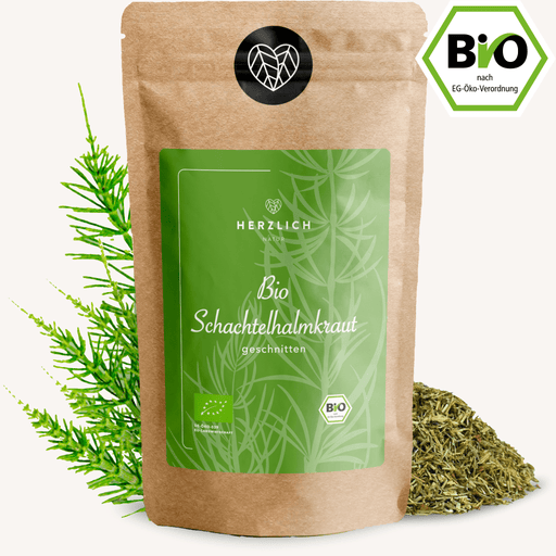 Bio Schachtelhalmkraut getrocknet — Equisetum arvense aus Bio-Anbau | Herzlich Natur