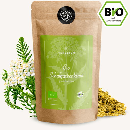 Bio Schafgarbenkraut getrocknet — Achillea millefolium aus Bio-Anbau | Herzlich Natur