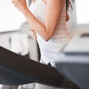 Eine Frau beim Joggen