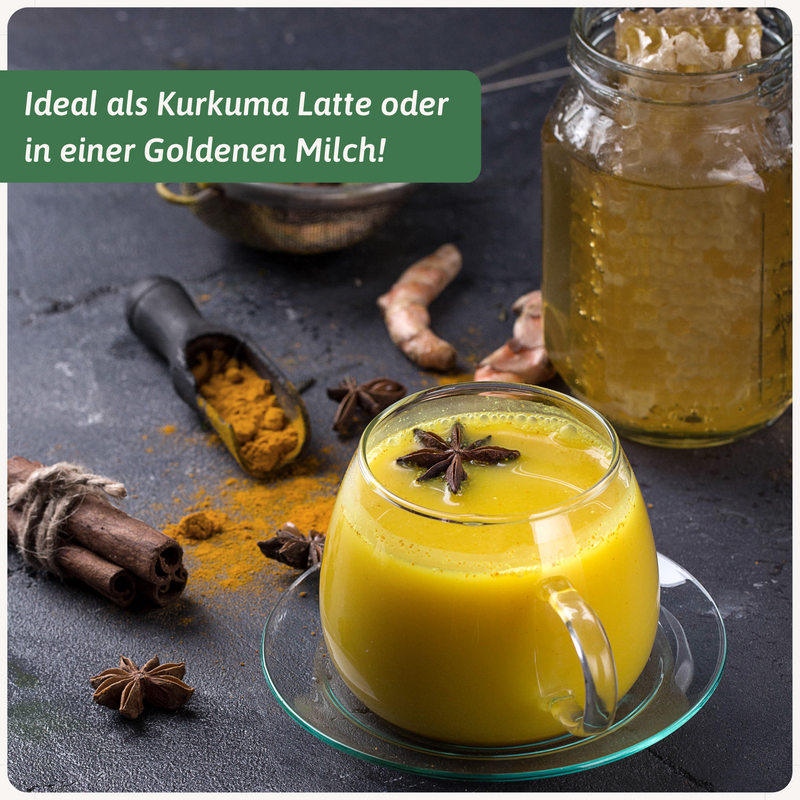 Kurkumawurzel frisch und Pulver — Bio Curcuma longa | Herzlich Natur