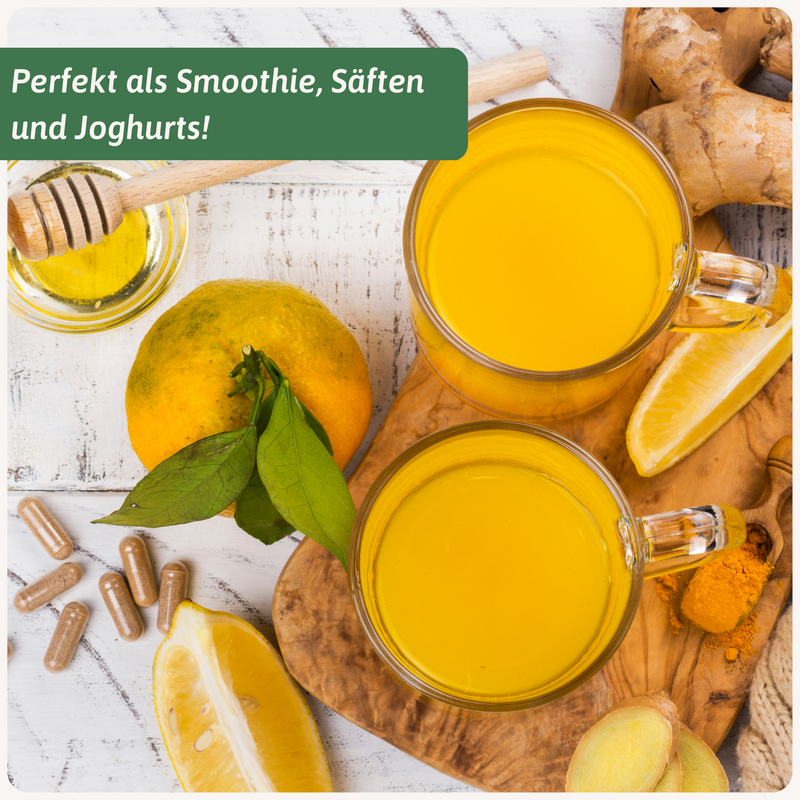 Bio Kurkumapulver 100g Packung — Warm-würzig | Herzlich Natur