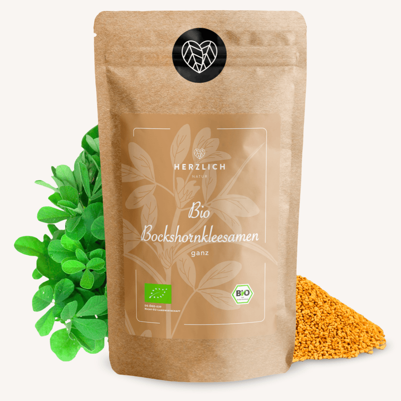 Bio Bockshornkleesamen getrocknet — Trigonella foenum-graecum aus Bio-Anbau | Herzlich Natur