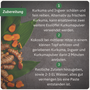 Bio Kurkumapulver Varianten 100g bis 1000g | Herzlich Natur