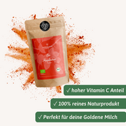 Bio Hagebuttenpulver 250g Packung — Fruchtig-herb | Herzlich Natur