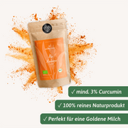 Kurkumapulver Carousel — Bio Golden Milk Zubereitung | Herzlich Natur